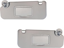 Sun Visor Fits for Chevy Cruze 2017-2018 Pair Set Left Right Gray 2MPLASTIC 3 Sc