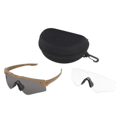 Oakley SI Ballistic M Frame Alpha Array Schieß- und Einsatzbrillen-Set mit Grau+