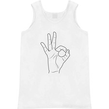 'Hand Sign Okay' Adult Vest / Tank Top AV049836