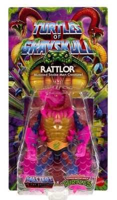 Masters of the Universe Turtles of Grayskull Rattlor Action-Figur 