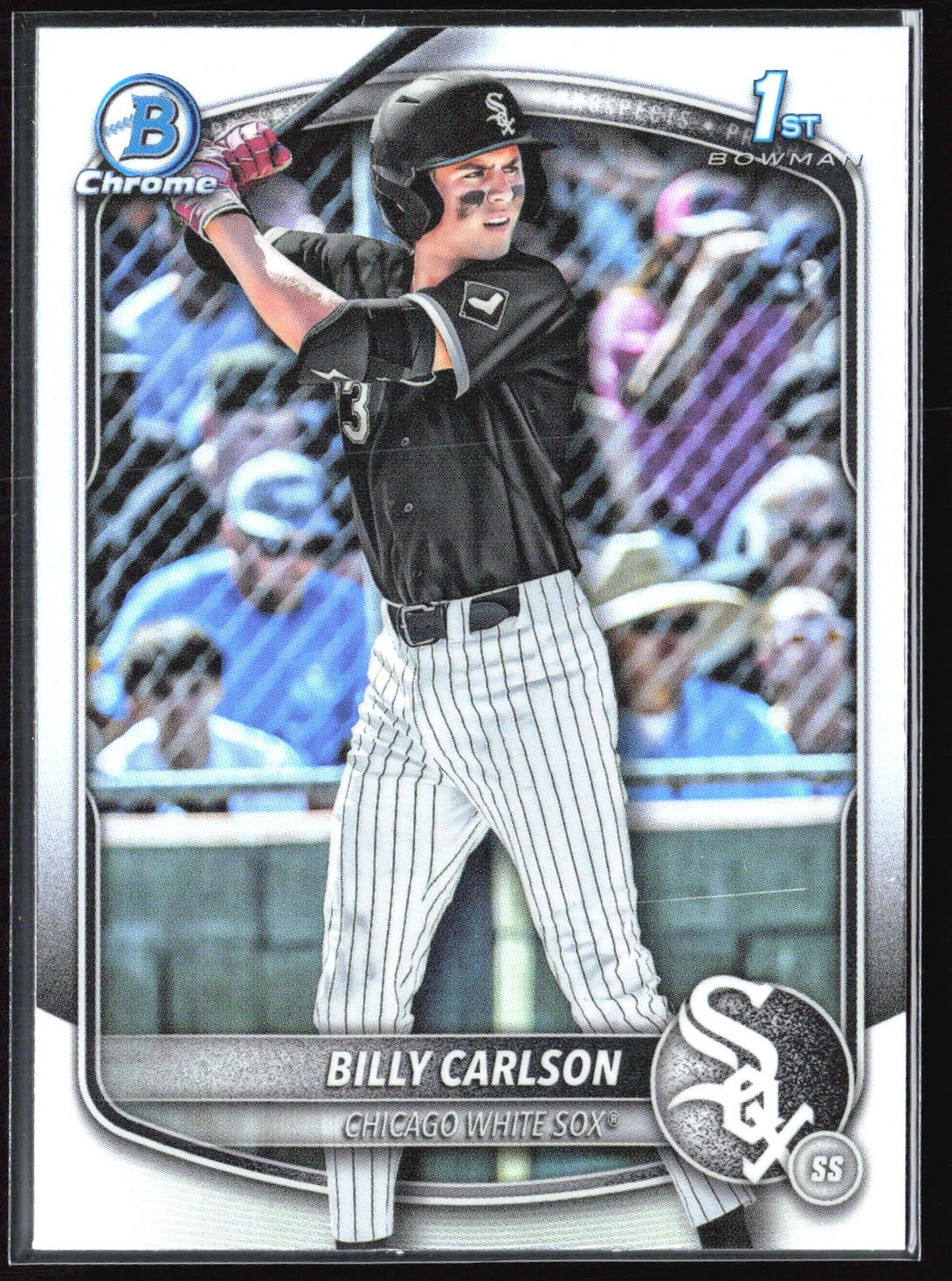 2025 Bowman Draft #BDC-10 Billy Carlson Chrome Refractor