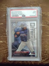 Ronald Acuna Jr. 2018 Bowman Mega Box Chrome Trending PSA 10 Rookie RC Braves