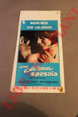 Locandina originale film Una donna sposata (1964) - Regia di Jean-Luc Godard