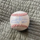Tony Gwynn Signed Baseball San Diego Padres Faded Signature No COA