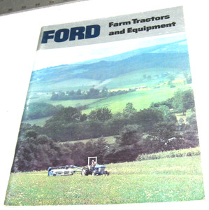 1981 FORD TRACTOR & EQUIPMENT BUYERS GUIDE BROCHURE FULLINE CATALOG 4X4 TW FW