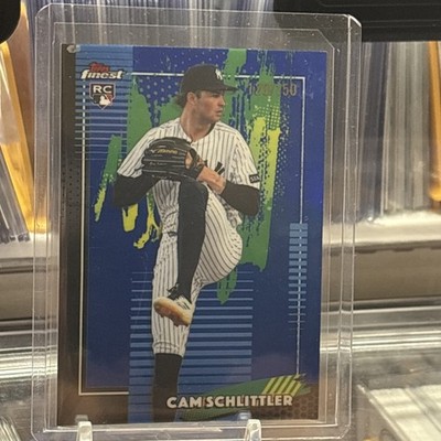 2026 Topps Finest, Common Cam Schlittler #89 Blue Refractor /150 (RC) Ny Yankees
