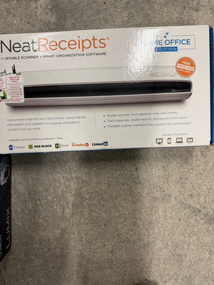 NeatReceipts NeatDesk Portable Document Scanner USB 2.0 600x600 DPI