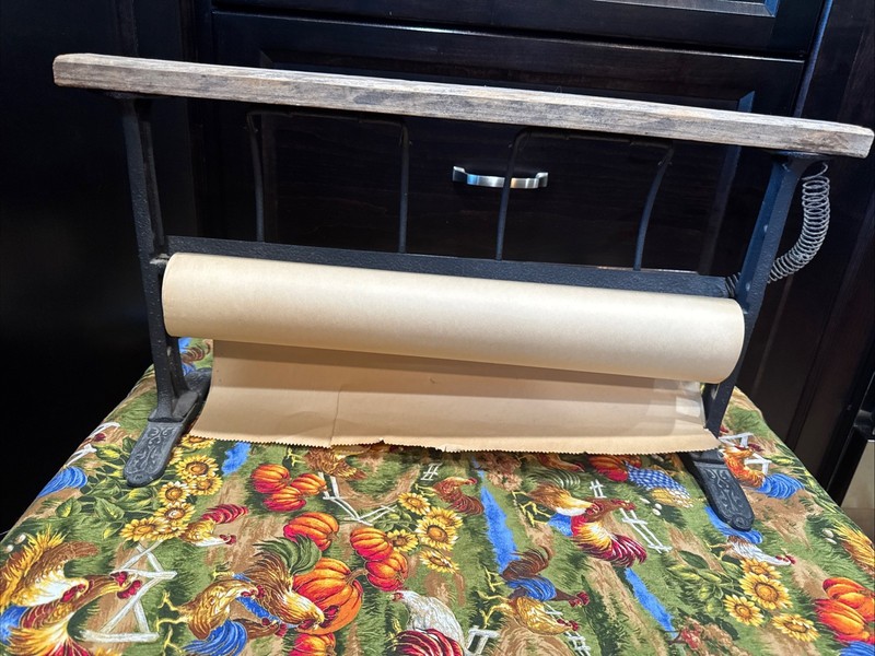 ANTIQUE PACKING PAPER HOLDER