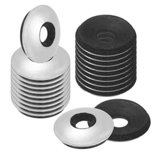 30-Pack Bonded Sealing Rubber Washers, #12 x 5/8" OD Neoprene Washer Gasket