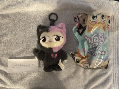 Wabi Sabi Series 1 Kitty Klub Plush Keychain Emo Kitty