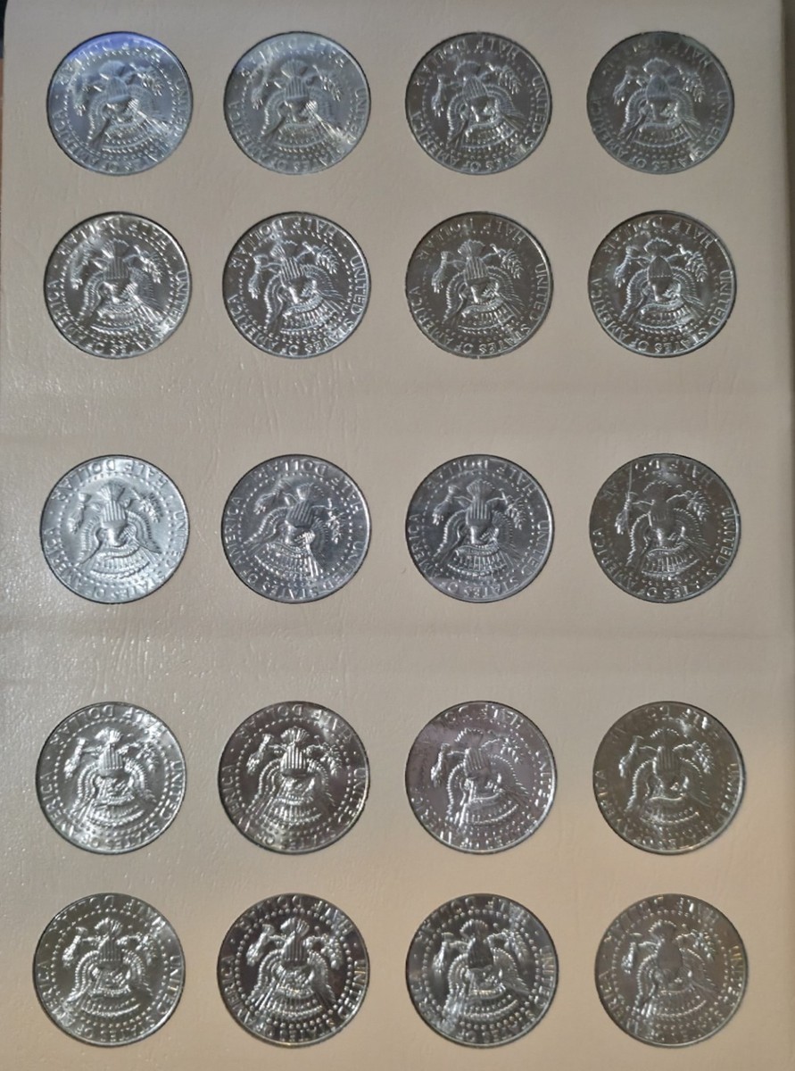 1964-2025 P&D UNCIRCULATED KENNEDY HALF DOLLAR SET (116 Coins) In