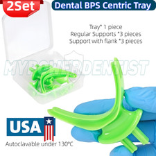 2Set Dental Centric Tray Occlusal Record Articulator Face Bow Implantology BPS