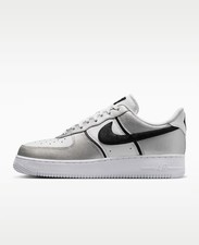 Nike Air Force 1 '07 LV8 Metallic Silver White Coconut Milk Black IM5752-001 Men