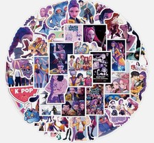 5 K-Pop Demon Hunters Stickers Random Mystery Pack Anime Music Vinyl Decals