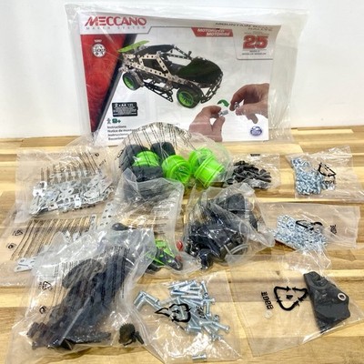 Meccano Mountain Rally Motorized Construction Set - Missing Pieces, No Box