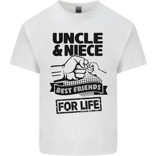 Camiseta de algodón ligero Uncle & Niece Friends for Life Funny Day para hombre