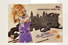 2025-26 Topps Basketball - #CC-10 Khaman Maluach Clutch City RC Suns Future Star