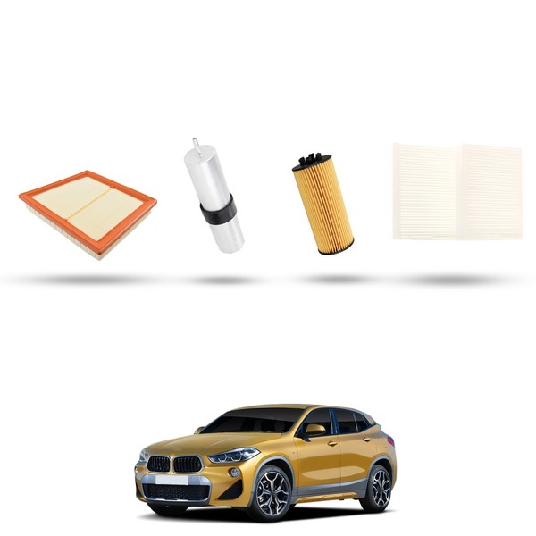 Hoffcar Set Service - 4 Filter Kompatibel Mit Bmw X2 (F39) 25D 170Kw Von 2018-image