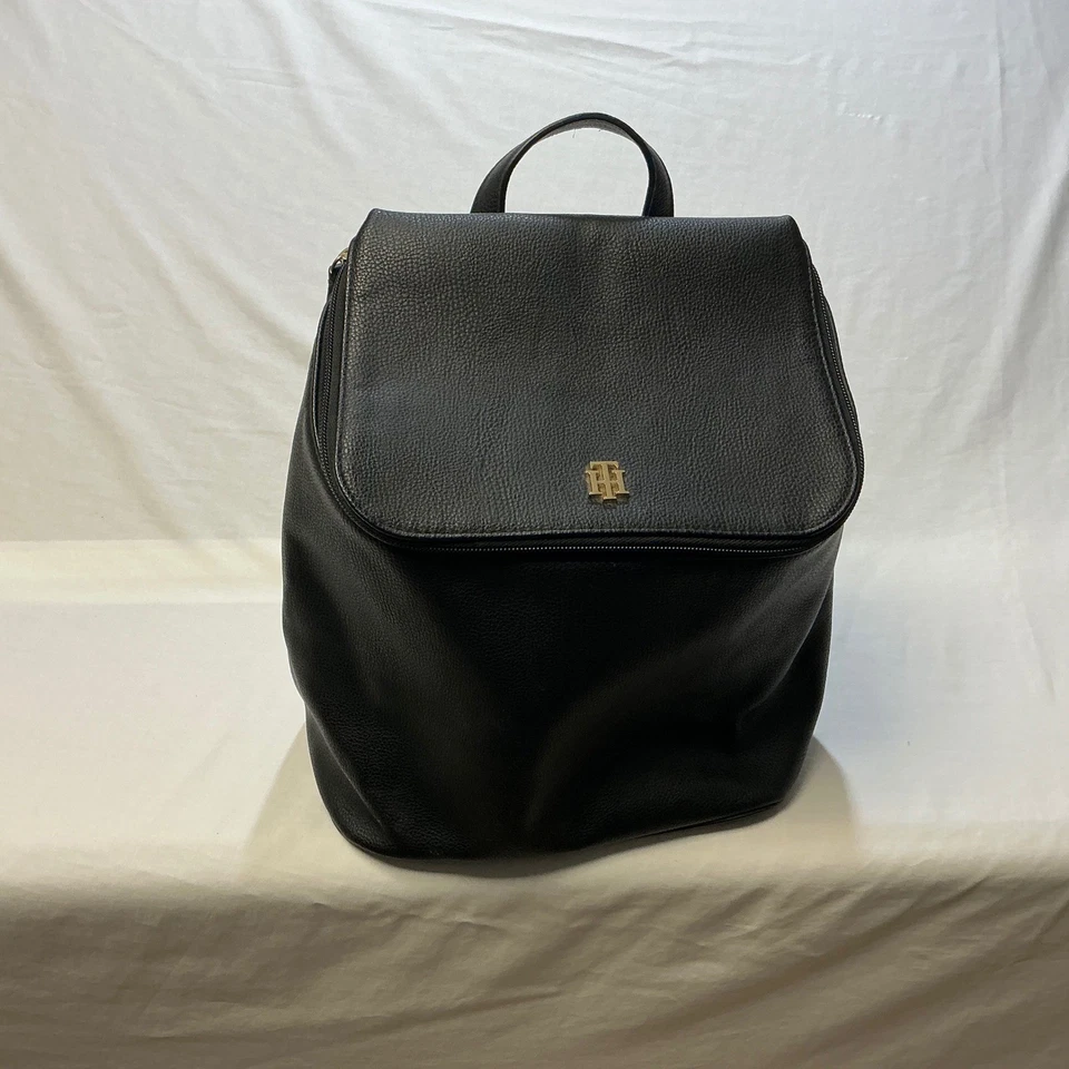 Tommy Hilfiger Negro Convertible Mochila Bolso de Hombro Cartera Rojo Blanco Azul Foto 4 de 4