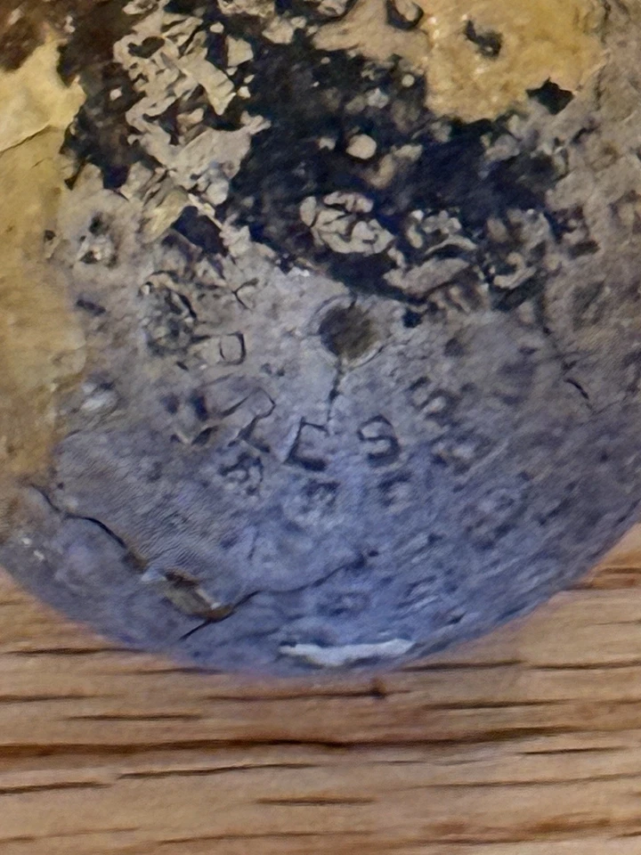 PRENSA GUTTA PERCHA MALLA PELOTA DE GOLF GUTTY VINTAGE ¿Antigua??? Foto 2 de 4