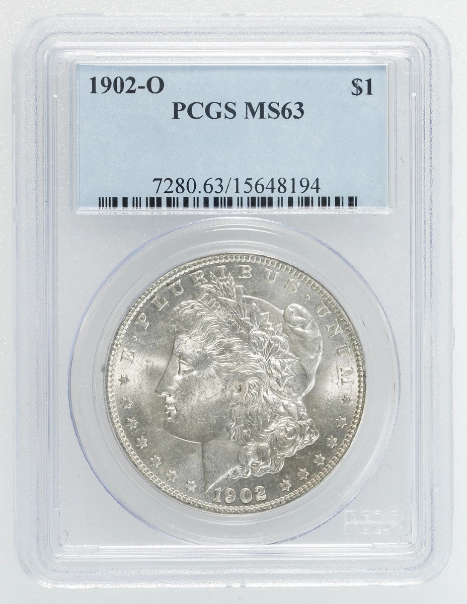 MS 63 Graded 1902 Year Morgan US Dollars (1878-1921) for sale | eBay