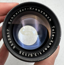 Schneider Kreuznach Tele-Xenar 135mm F3.5 Exakta Camera Mount Lens Read