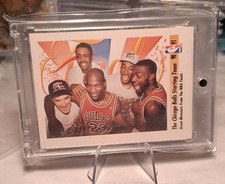 SkyBox 1990-91 Michael Jordan Scottie Pippen Chicago Bulls #337 NBA Finals Card