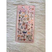 Snoopy 3D stickers with various Snoopy characters different poses and outfits