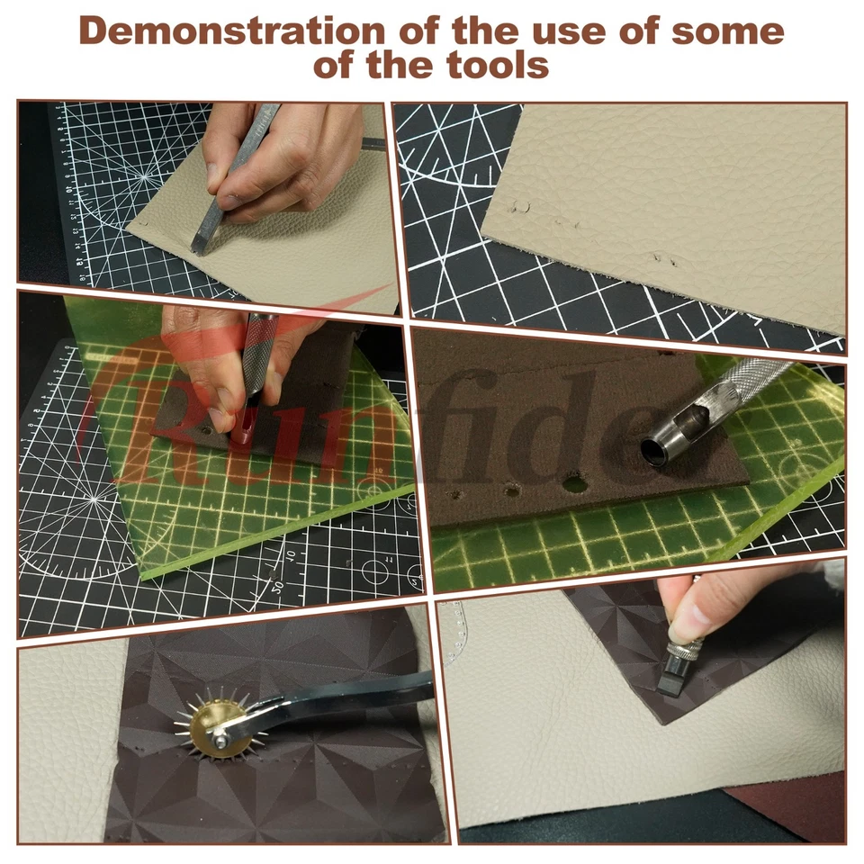 El kit completo de herramientas artesanales de cuero: un juego todo en uno para aficionados dedicados Foto 3 de 4