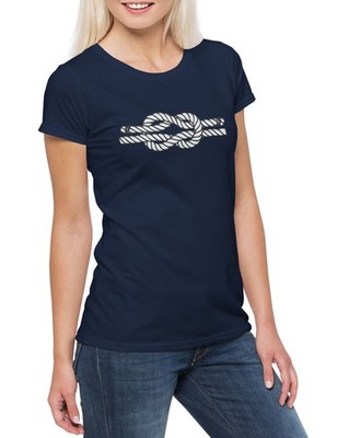 Sailor's Knot III Damen T-Shirt Reef Seemannsknoten Nautical Sailor Stern Star