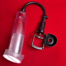 Vaccum Penis Pump Soft Sleeve Dount Enlarger Enhancer Stretcher Growth Power Up