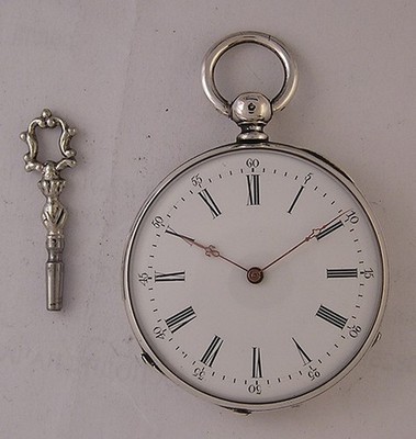 AMAZING 150 Years Old Cylindre 1870's French Pocket Watch PERFECT Serviced