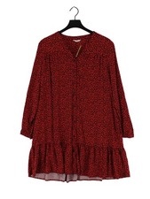 Hush Shirt Midi Dress UK14 in Multi