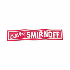 Smirnoff Call For Smirnoff Advertising Sign Red & White Distillery Theme