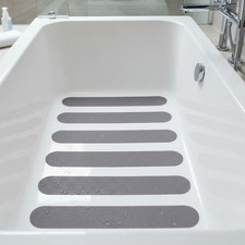 Anti-Slip Adhesive Strips for Bathtubs - 30 PCS Safety Stickers with Scraper