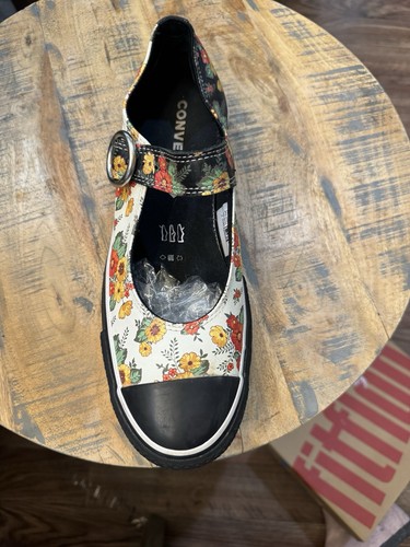 Converse Floral Mary Jane Platform Floral Blocking Platform All Star Size 8 - Picture 2 of 13
