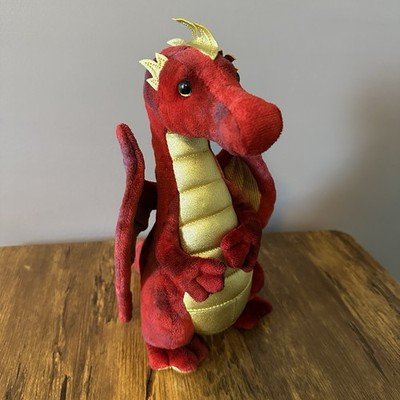 EUGENE the Plush RED DRAGON Stuffed Animal - by Douglas Cuddle Toys - #731