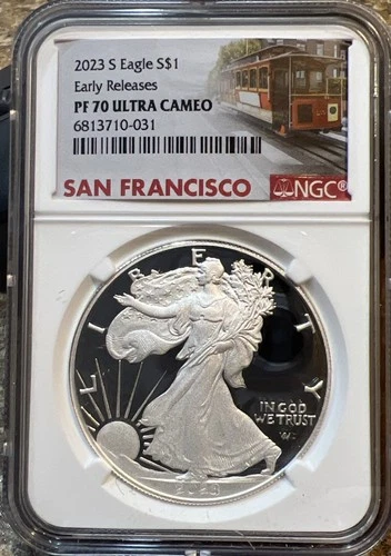 2023-S American Eagle 1 oz. Silver Proof NGC PF70 Ultra Cameo Early Releases