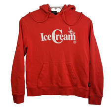 BBC Ice Cream Hoodie Billionaire Boys Club Red Hoodie Men  s Size Small