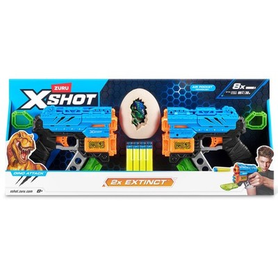 Zuru X-Shot Dino Attack Extinct Blaster Blaster Combo ideales Outdoor Spielzeug für Kinder