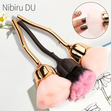 Rose-shaped Soft Brush For Manicure Nail Art Dust Brush Nail Dust Brush Gel