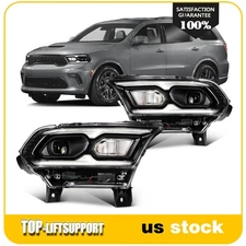 [LED DRL Type] Headlight Assembly For 2021-2024 Dodge Durango Left+Right