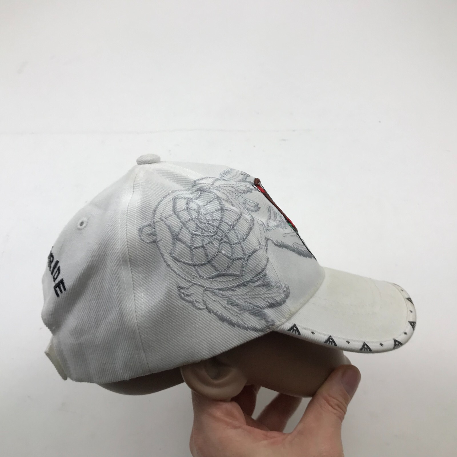 Native Pride Hat Cap Strapback White Black Adjust… - image 8