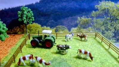 IHM MODELLE Weidezaun braun Spur TT 1:120 über 65 cm länge