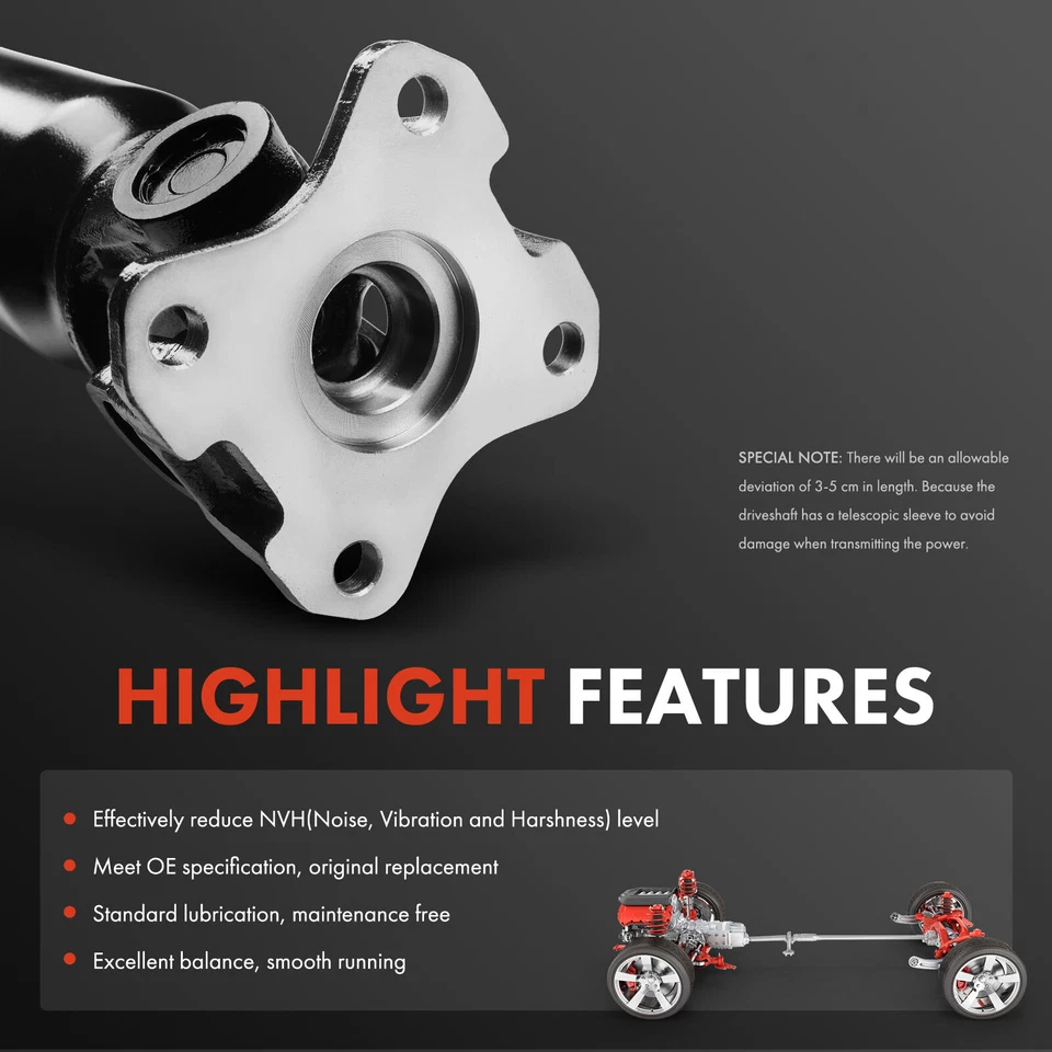 Conjunto de eje de transmisión trasero para Ford Explorer Crown Victoria Mercury tracción trasera Foto 4 de 4