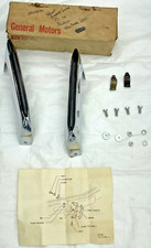 1971-73 Nos Pontiac Ventura Front Bumper Guards Chrome Bumperettes Impact Strips