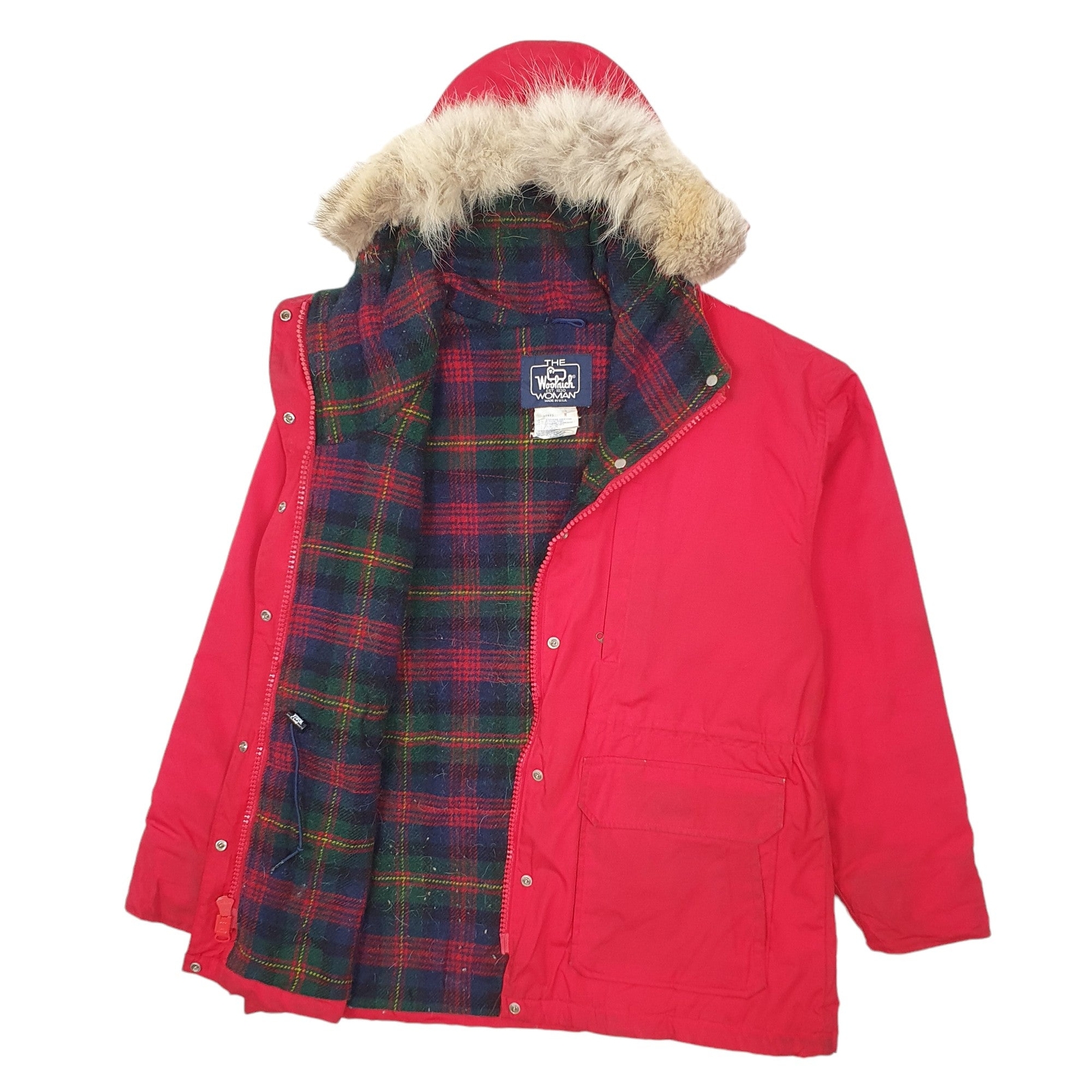 WOOLRICH Parka Jacket Coat Insulated Vintage 1960s 70s Made in USA Womens M image 3