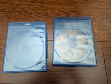 Lot of 2 Empty Blu-Ray Cases for 2 double/dual disc 12mm