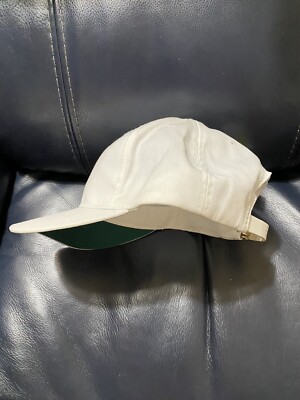 Casquette Vintage The Masters American Needle Cuir Blanc – Fabriquée Aux USA
