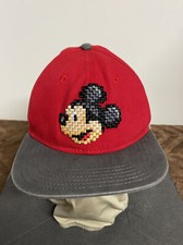 Disney 8-Bit Graphic Mickey Mouse Baseball Cap FLAT BRIM Disney Off. Merchandise